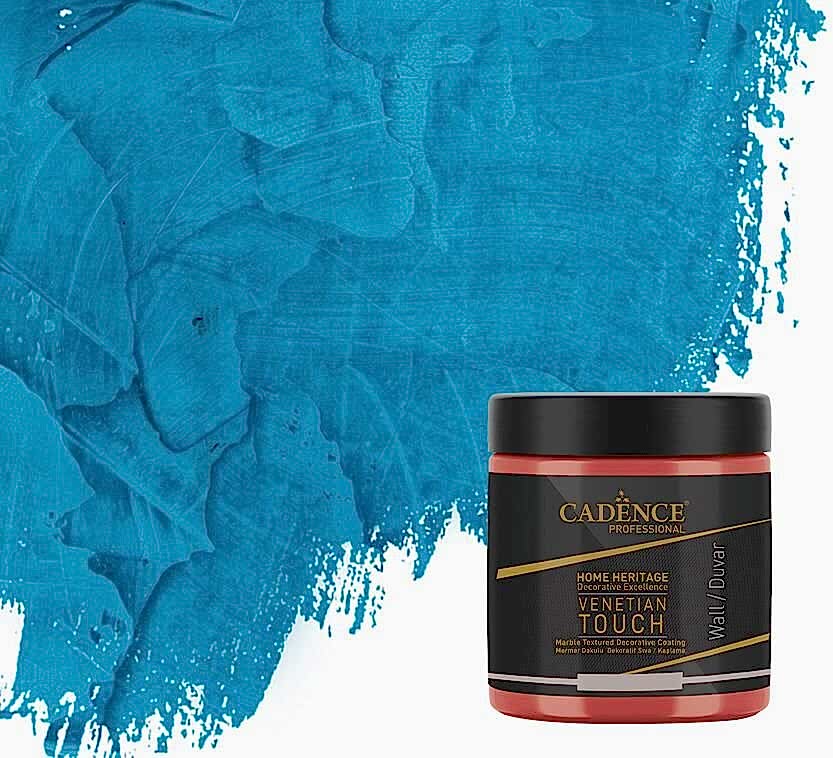 VENETIAN TOUCH MERMER DOKULU DEKORATİF SIVA
/ KAPLAMA VT-17 KOYU TURKUAZ 250ML