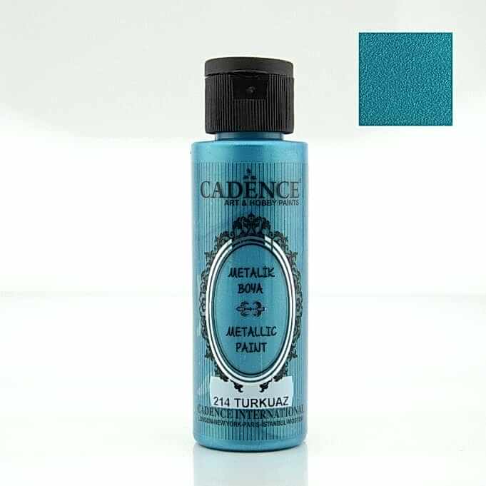 214 Turkuaz 70ML Metalik Boya